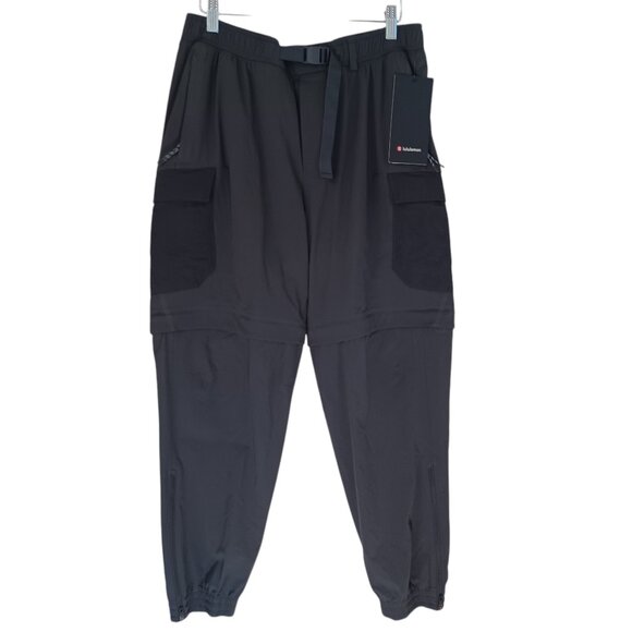 Lululemon Convertible Hiking Pants to Shorts Graphite Gray